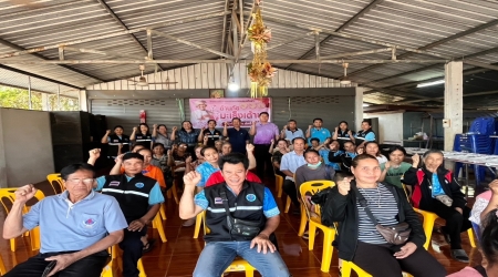 เข้าร่วมเปิดโครงการสืบสานพระราชปณิธานสมเด็จย่า ต้านภัยมะเร็งเต้านม ณ ที่ศาลากลางบ้าน บ้านโนนนาโพธิ์ หมู่ที่ 12