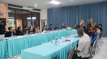 ประชุมคณะกรรมการพัฒนาองค์การบริหารส่วนตำบลศรีสำราญ เพื่อพิจารณาร่างแผนพัฒนาท้องถิ่น ฉบับที่ 3 พ.ศ. 2571 – 2575
